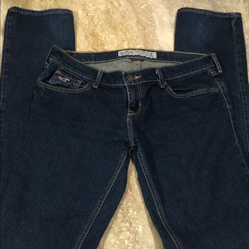 Hollister Women's Dark Indigo Skinny 👖